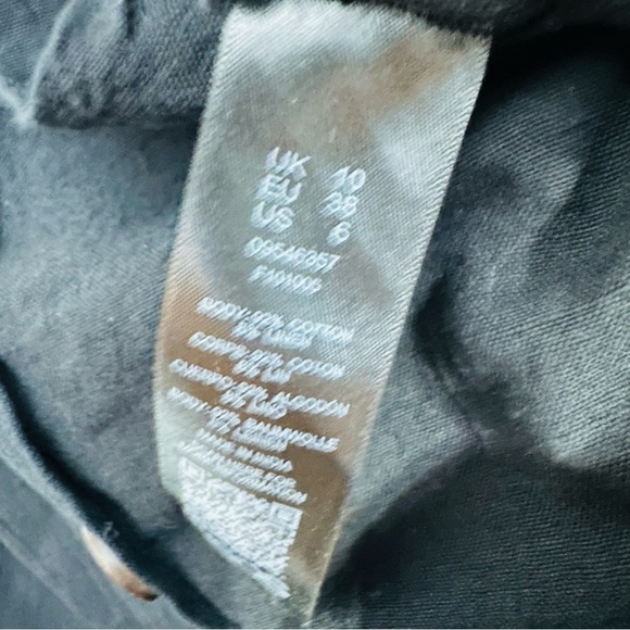 ASOS Jumpsuit Black Wide Leg Button Up Casual Sleeveless Minimalist 6 Small - Picture 6 of 6